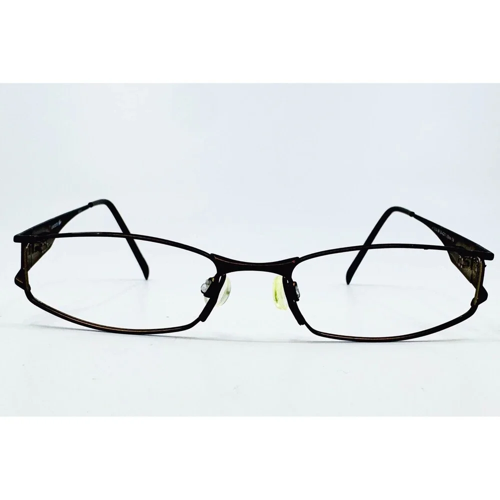Lacoste Eyeglasses Frames Mens Womens Brown LA12202 BR 50-17-135